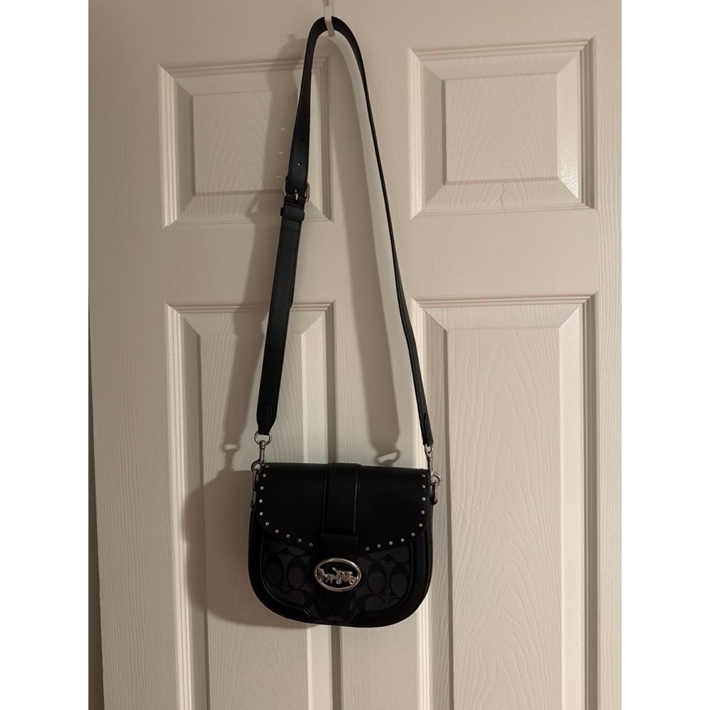 Coach Brown Leather saddle  Bag